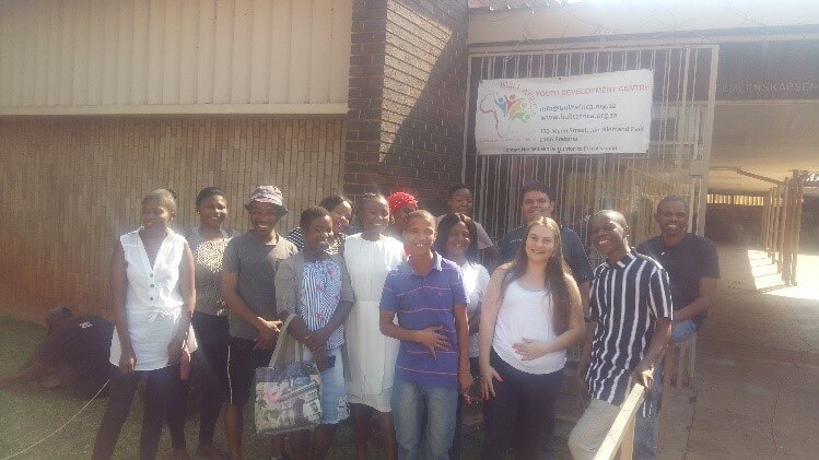 3rd year psychology students from university of pretoria with our beneficiaries who attended the life skills programme (1)