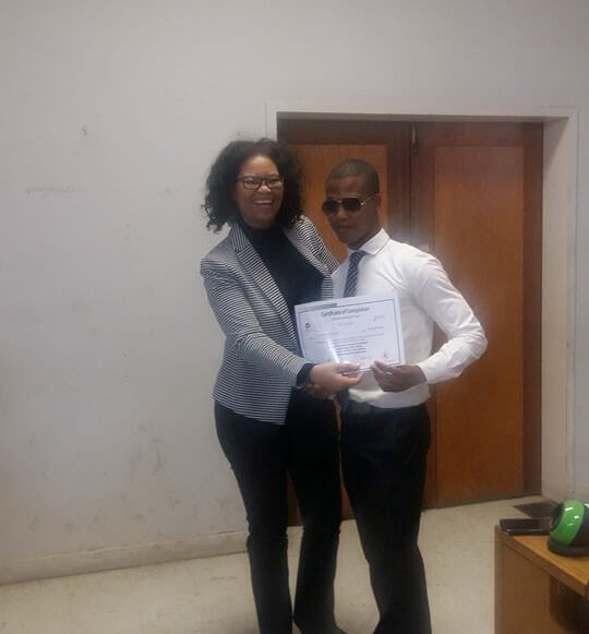executive director handover the end-user computing accredited certificate upon completion of the 4weeks training (1)